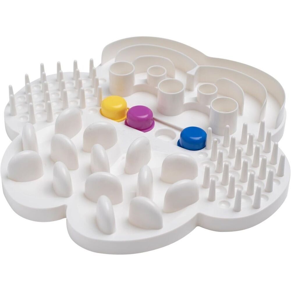 NIB! Downtown Pet Supply Puzzle Board Interactive Feeder For Dogs Paw Shape
